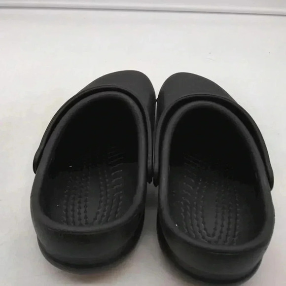 Black Crocs Bistro Slip Resistant Work Shoes W8 M6 - Picture 5 of 6